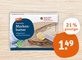 tegut... Deutsche Markenbutter