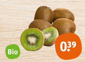 Bio-Kiwi, grün