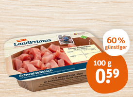 tegut... LandPrimus Schweinegeschnetzeltes