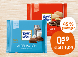 Ritter Sport Schokolade Bunte Vielfalt