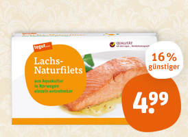 tegut... Lachs-Naturfilets