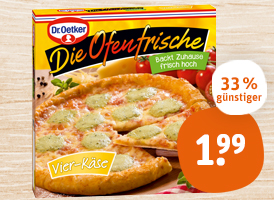 Dr. Oetker Die Ofenfrische Pizza