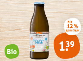 demeter Schrozberger Milchbauern frische Bio-Milch