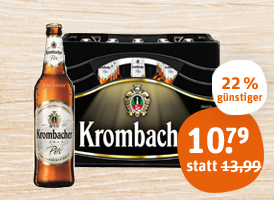 Krombacher Pils oder Alkoholfrei