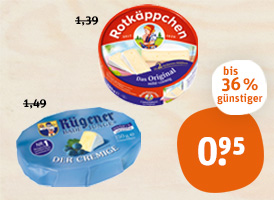 Rügener Badejunge oder Rotkäppchen Camembert