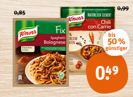 Knorr Fix oder Knorr natürlich lecker