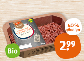 Biokreis tegut... Bio-Hackfleisch gemischt