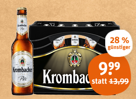 Krombacher Pils oder Alkoholfrei