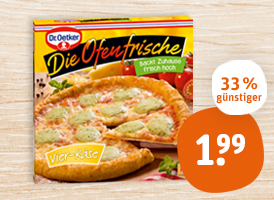 Dr. Oetker Die Ofenfrische Pizza