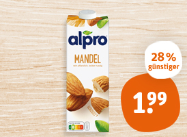 Alpro Mandel-, Kokosnussoder Haselnuss-Drink