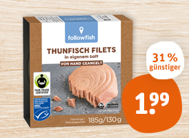 followfish Thunfisch-Filets