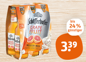 Schöfferhofer Weizen-Mix, Gösser NaturRadler oder Clausthaler Original Alkoholfrei