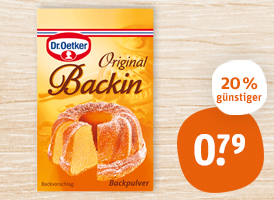 Dr. Oetker Backin oder Vanillin Zucker