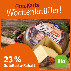 23 % GuteKarte-Rabatt auf demeter Paul Söbbeke Bio-Uriger-Hannes