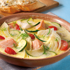 Fischtopf mit Fenchel, Tomaten und Pastis