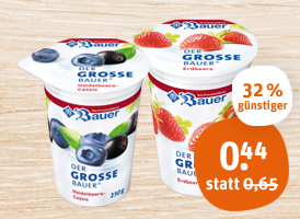 Bauer Der große Fruchtjoghurt