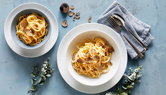 Trüffel-Pasta mit Sahnesauce