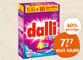 Dalli Voll- oder Colorwaschmittel Pulver