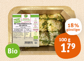 Bio-Hähnchen Pollo Fino gefüllt