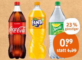 Coca-Cola, Fanta, Sprite oder Mezzo Mix