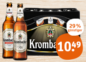 Krombacher Pils oder Alkoholfrei