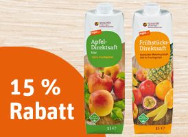 15 % Rabatt