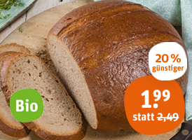 Naturland herzberger bäckerei Bio-Roggenmischbrot 