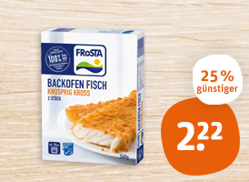 Frosta Schlemmerfilet, Pfannen- oder Backofen-Fisch