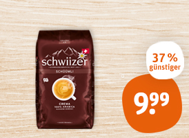 Schwiizer Schüümli Kaffeebohnen