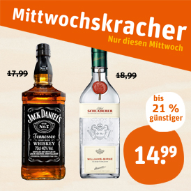 Jack Daniels oder Williams-Birne