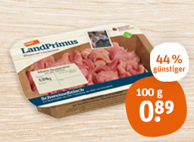 tegut... LandPrimus Schweinegeschnetzeltes