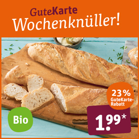 Naturland Herzberger Bio-Familienbaguette