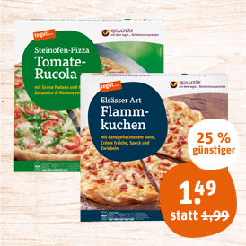 tegut... Pizza oder Flammkuchen