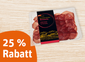 25 % Rabatt auf tegut... vom Feinsten Wurstspezialitäten italienischer Art