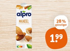 Alpro Mandel-, Kokosnuss- oder Haselnuss-Drink 