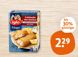 iglo Schlemmer-Filet oder Filegro