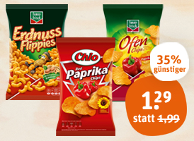 Chio Chips, funny-frisch Ofenchips oder Erdnuss Flippies