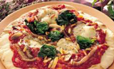 Bild: Pizza Funghi con Spinaci