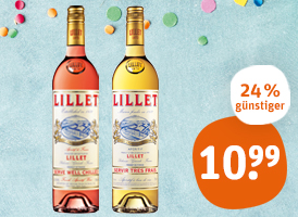 Lillet Blanc oder Rosé