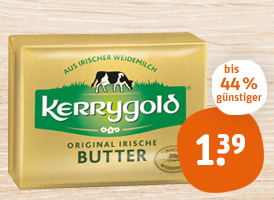 Kerrygold extra, Butter oder Süßrahmbutter 