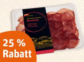 25 % Rabatt auf tegut... vom Feinsten Wurstspezialitäten italienischer Art