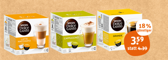 Nescafé Dolce Gusto Kapseln