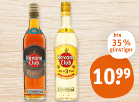 Havana Club 3 Añejo oder Añejo Especial