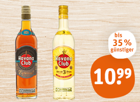 Havana Club Añejo 3 Añjos oder Añejo Especial