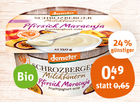 demeter Schrozberger Milchbauern Bio-Fruchtjoghurt