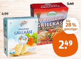 Greco oder Christis Halloumi Grillkäse