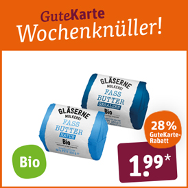 Naturland Gläserne Molkerei Bio-Fassbutter