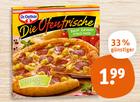 Dr. Oetker Die Ofenfrische Pizza