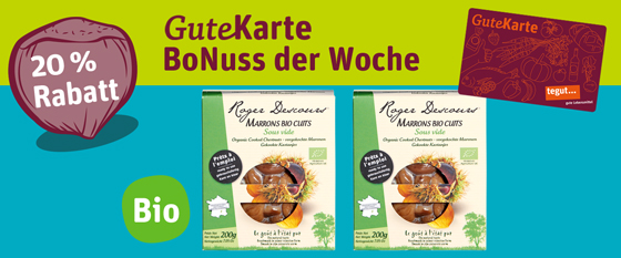 GuteKarte BoNuss der Woche 