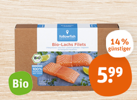 followfish Bio-Lachs-Filets